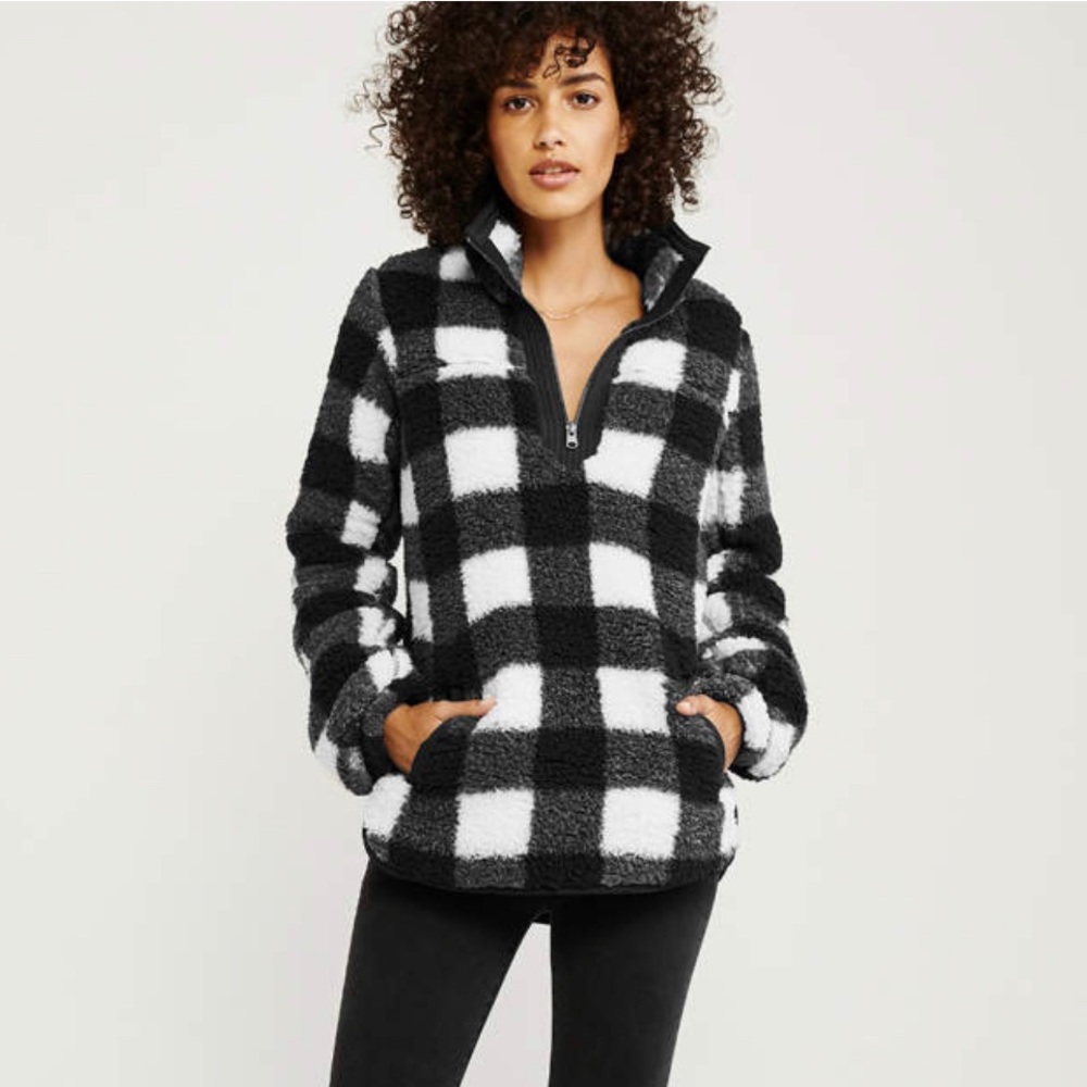 The Essential A&F Sherpa Fleece, Size Small - Picture 12 of 12